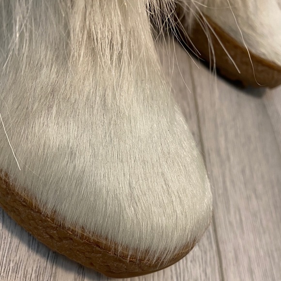 PAJAR Luxury Designer Faux Fur Artisan Winter Boots - Women’s 5 - Picture 3 of 4